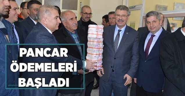 Kayseri Şeker, pancar bedellerini ödemeye başladı