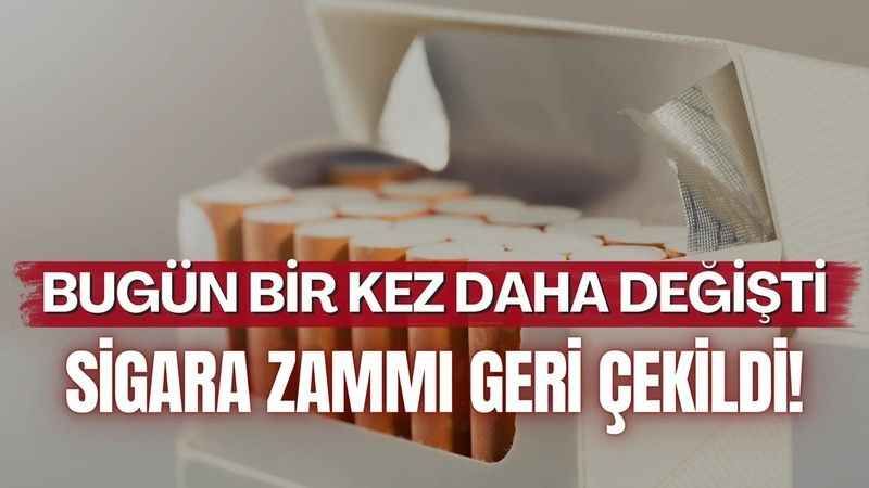 Son Dakika: Sigara Zammı İptal Edildi! Camel ve Winston Fiyatları Düşüyor, İşte Sebebi!