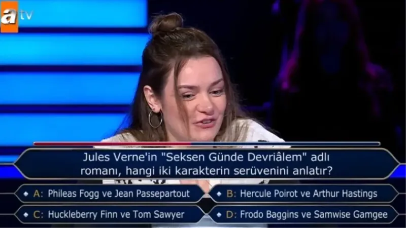 Jules Verne'nin "Seksen Günde Devrialem" adlı romanı hangi iki karakterin serüvenini anlatır? Kim Milyoner Olmak İster 7 Temmuz Sorusu Cevabı Nedir?