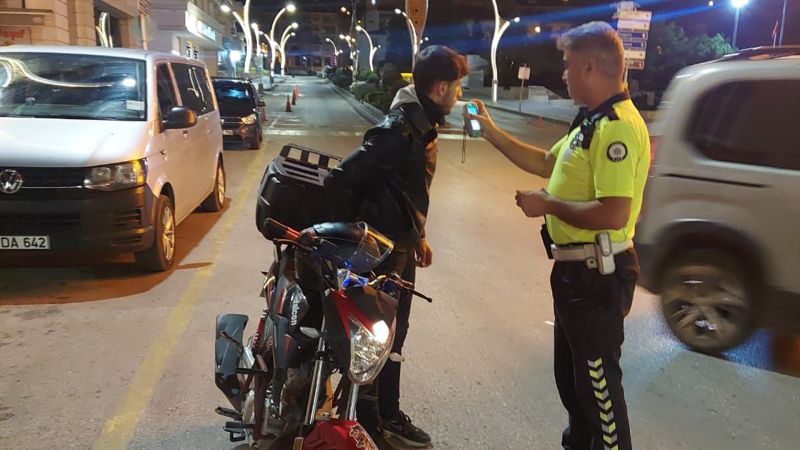 Yozgat'ta Motosiklet ve Motorlu Bisiklet Denetimi