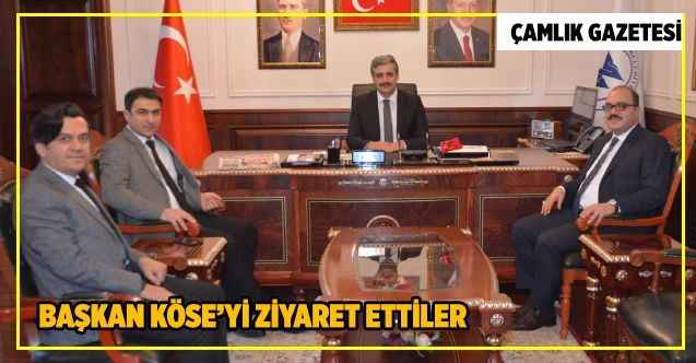 Belediye Başkanı Celal Köse’yi ziyaret ettiler