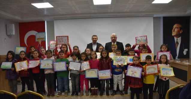 Miniklerden Yazıcı'ya ziyaret