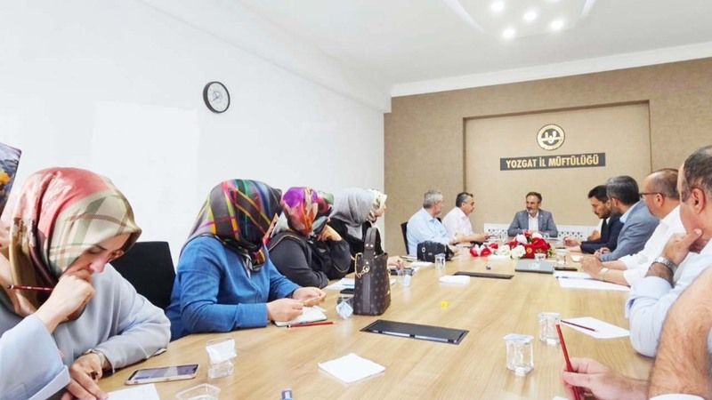 Yozgat İl Müftüsü Ali Gülden Başkanlığında Toplandılar! Ana Gündem Eğitim!