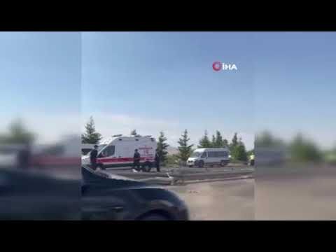 Ankara-Eskişehir yolunda trafik kazası: 2 yaralı