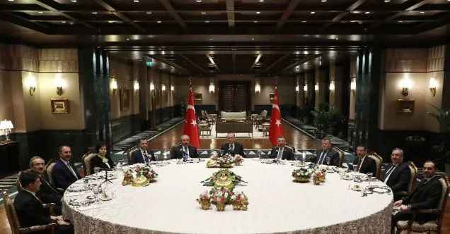 Cumhurbaşkanı Erdoğan, yasama, yürütme yargı organı temsilcileri ile bir araya geldi