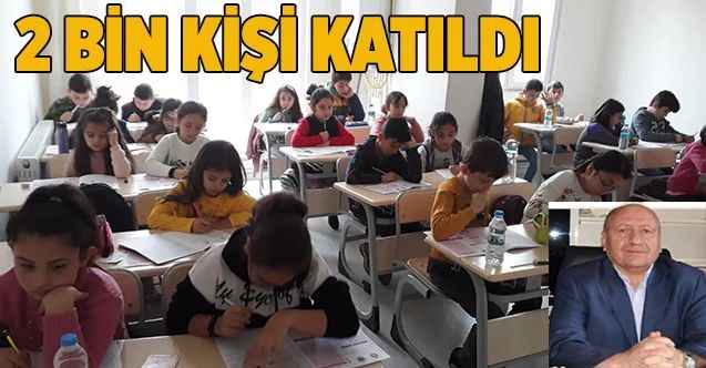 2 bin öğrenci katıldı