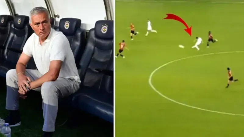 Mert Hakan'ın Orta Sahadan Attığı Muhteşem Gol, Mourinho'yu Şaşkına Çevirdi!