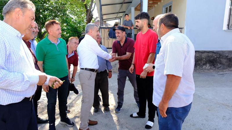 Yozgat Valisi Mehmet Ali Özkan köylülerin taleplerini yerinde dinledi