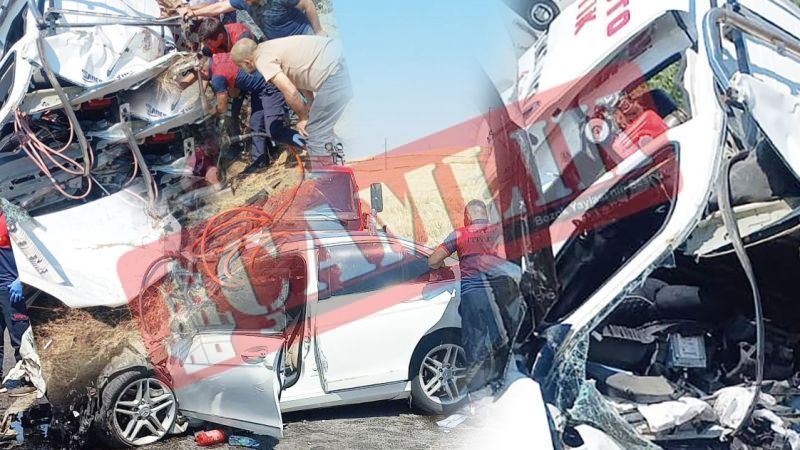 Yozgat'ta büyük trafik kazası! Atatürk Yolunda kafa kafaya çarpıştılar!