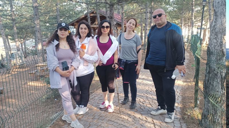 YODES Trekking Ekibi Yozgat Çamlık Milli Parkı'nda Doğanın Tadını Çıkarıyor