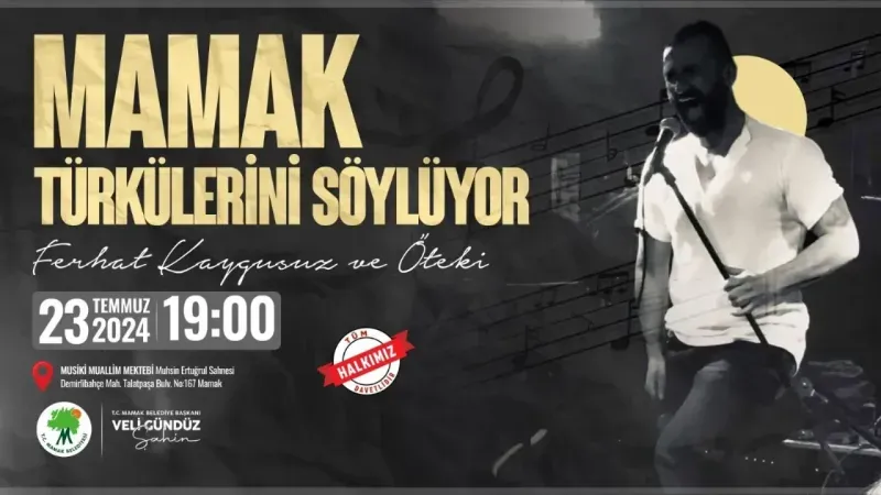 Mamak’ta Müzik Şöleni Mamak’ta dört günlük sanat rüzgârı