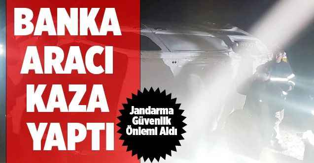 Yozgat'ta Kar Kazaları Beraberinde Getirdi. Banka Aracı Kaza Yaptı
