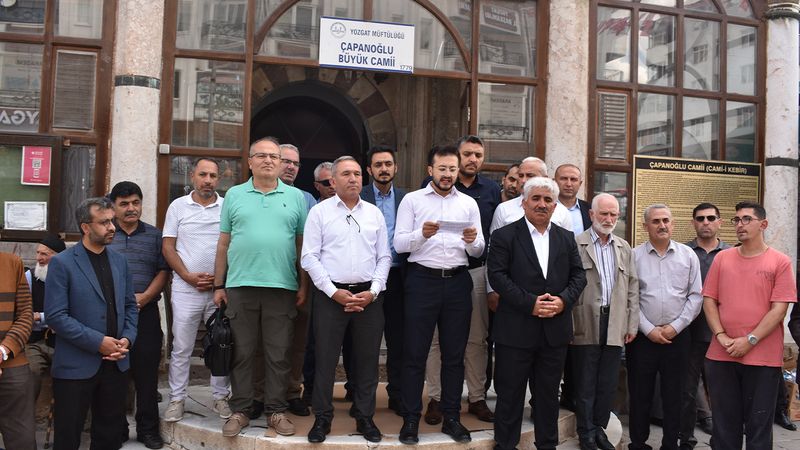 Yozgat’ta Milli İrade Platformu'ndan ABD'ye Tepki
