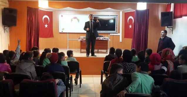 Böyükata, Yozgat Agahefendi Ortaokulu öğrencileri ile bir araya geldi.