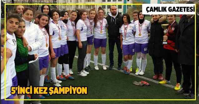 Zübeyde hanım 5'inci kez  şampiyon oldu