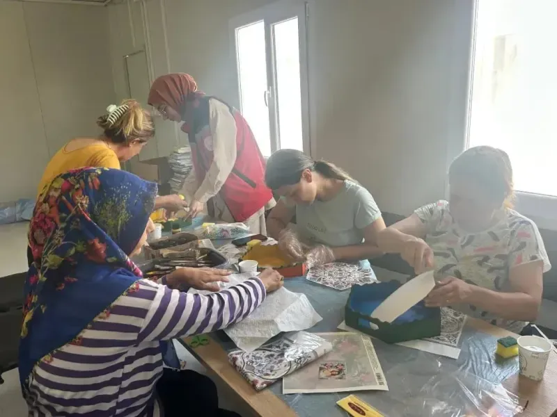 Yozgat'tan Hatay'a Moral : Psikososyal Destek Ekibi Eğitim Veriyor!