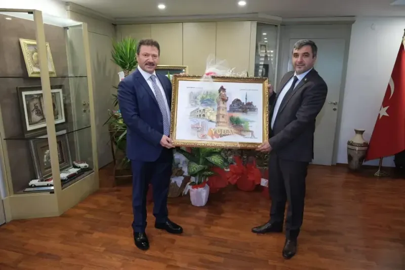 Mehmet Yiğiner'e Büyük Destek! Şoförler ve Otomobilciler Odası Başkanlarından Anlamlı Ziyaret