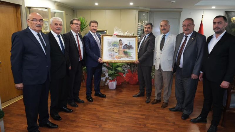 TŞOF Genel Başkanı Mehmet Yiğiner, Yozgat Heyetini Ağırladı