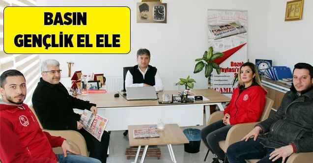 Yozgat Gençlik Merkezi'nden Çamlık Gazetesi'ne 10 Ocak Çalışan Gazeteciler Günü Ziyareti