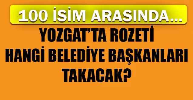 Yozgat'tan AK Partiye Kaç Belediye Başkanı Geçecek! AK Parti Tarafından Geçecek Belediye Başkan Sayısı Açıklandı