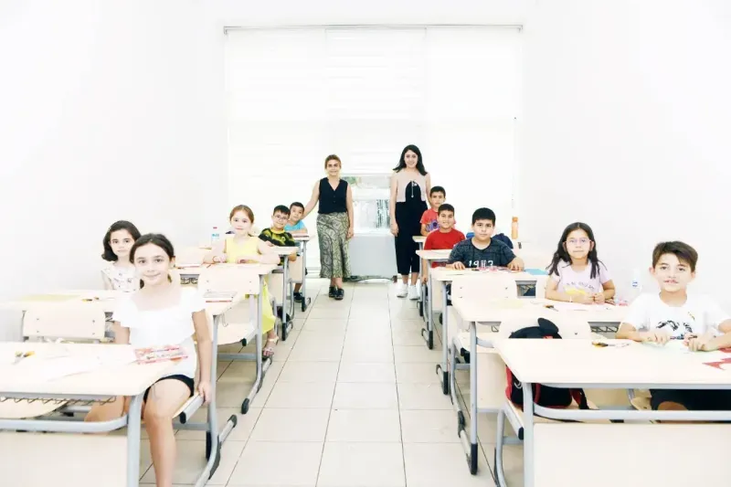 Çocuklar Yaz tatilini en verimli şekilde geçirdiler