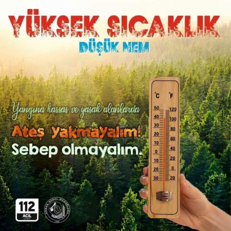 Akdağmadeni Kaymakamlığı'ndan Orman Yangınlarına Karşı Uyardı