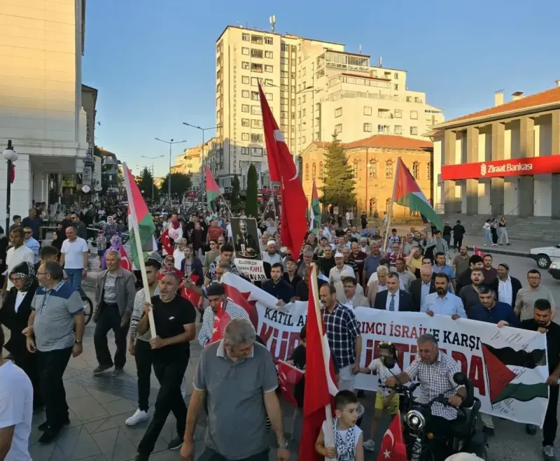 Yozgat'tan Gazze Çığlığı Yükseldi