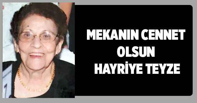Yumurtacılardan Hafız Ahmet Karaman'ın Kızı Hayriye Meral Vefat Etti