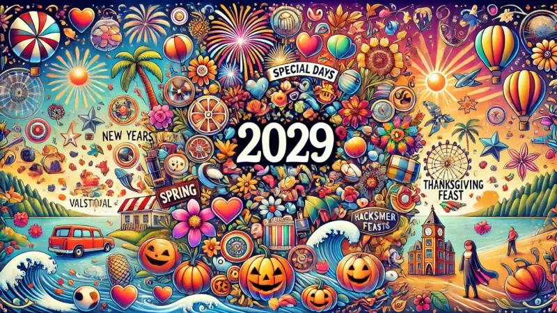 2029 Yılı Özel Günler ve Haftalar