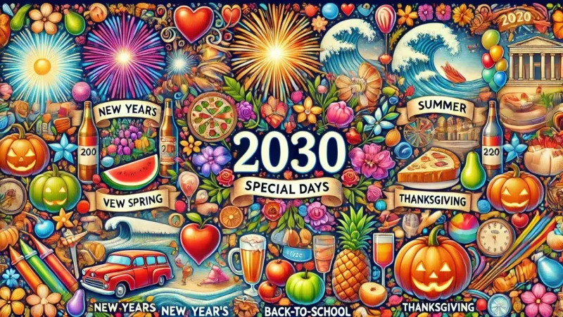 2030 Yılı Özel Günler ve Haftalar