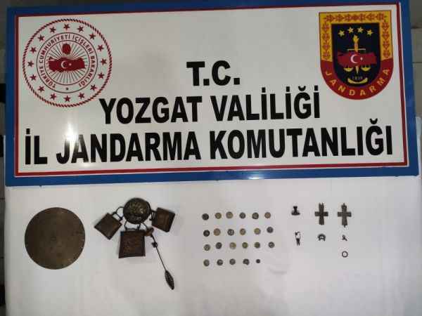 Yozgat’ta 31 parça tarihi eser ele geçirildi