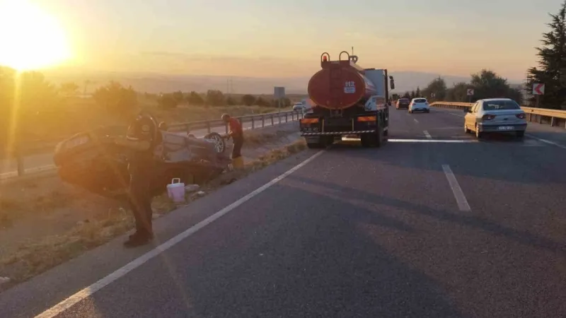 Komşuda bir garip kaza: taklaların sayısı belli değil! Yaralılar var...