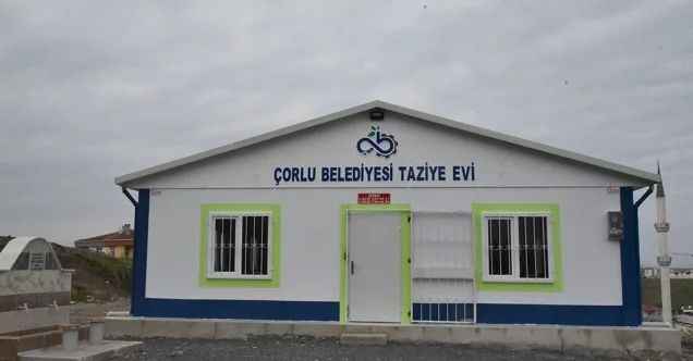 Çorlu Belediyesi taziye evi ile vatandaşların yanında