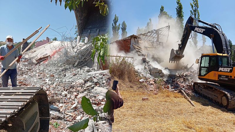 Yozgat İl Özel İdaresi Sahada: Deprem Sonrası Yıkım Çalışmaları