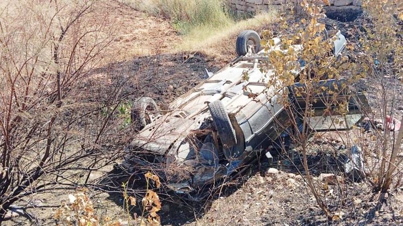 Yozgat’ta Otomobil Şarampole Devrildi! 2 Yaralı…
