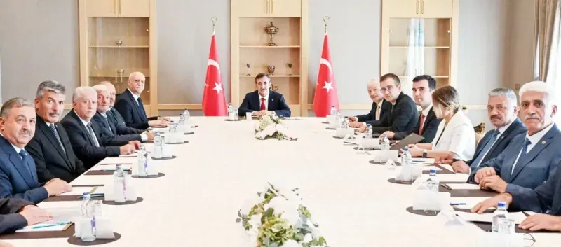 Cumhurbaşkanı Yardımcısı Cevdet Yılmaz, Türkiye Ziraat Odaları Birliği Heyeti ile Görüştü: Yozgat Özelinde Önemli Açıklamalar