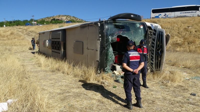 Bir otobüs kazası haberi 'de Malatya'dan geldi