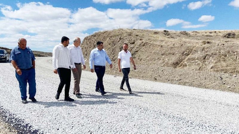 Akdağmadeni’nde Yeni Yollar… Kaymakam Kaymakçı Oradaydı!