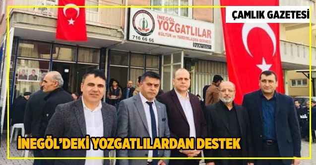 İnegöl’deki Yozgatlılardan destek