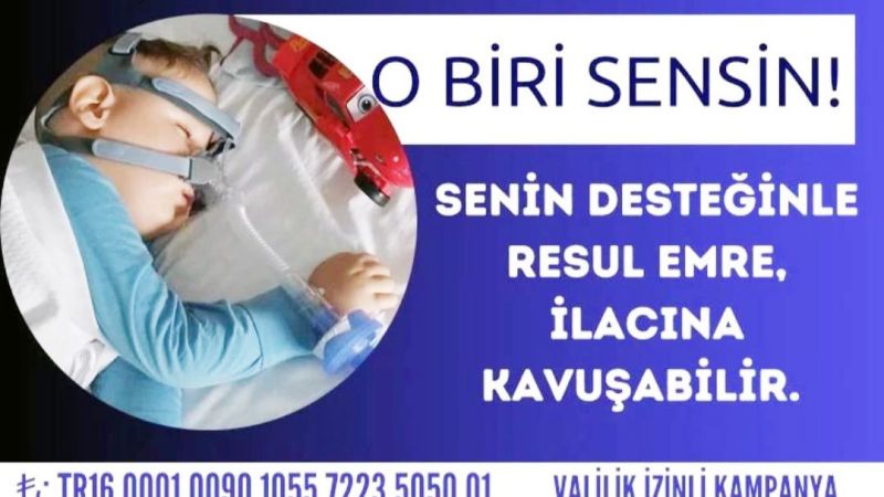 SMA ile Mücadele Eden 7 Yaşındaki Resul İçin Yardım Elinizi Uzatın Resul İçin Umut Var