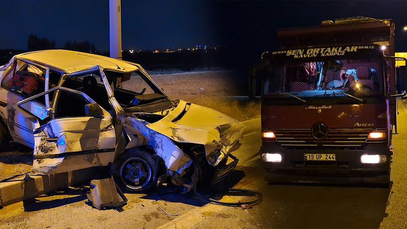 Yozgat Çorum Yolunda Korkunç Kaza