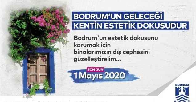 Bodrum’da binaların dış cepheleri güzelleşecek