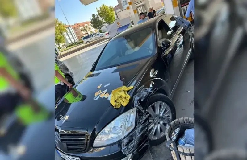 Yozgat’ta Ölümle Dans! Kontrolden Çıkan Araç Benzin İstasyonunu Harabeye Çevirdi