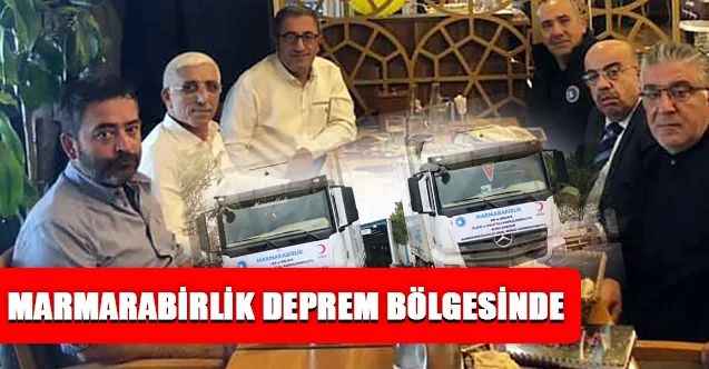 Marmarabirlik Deprem Bölgesi'nde...