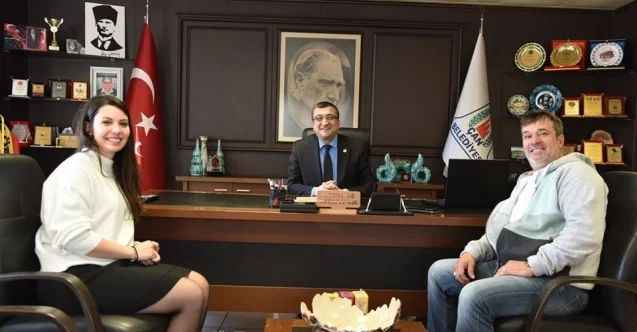 Başkan Öz’e Fransa’dan ziyaretçi