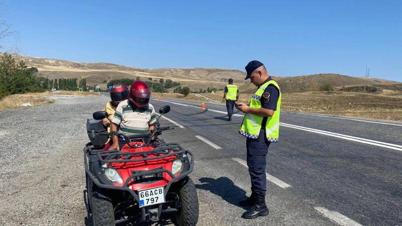 Yozgat Jandarması Trafik Güvenliğine önem veriyor