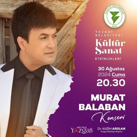 Yozgat Belediyesi Kültür ve Sanat Etkinlikleri Çamlık TV'de Canlı Yayınlanacak... Yozgat'ta konser canlı yayını