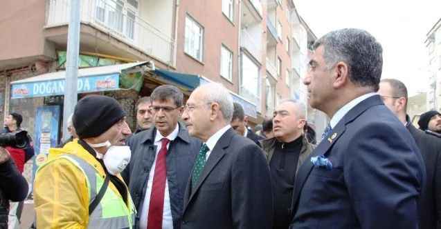 Kılıçdaroğlu, 14 kişinin hayatını kaybettiği enkaz alanında inceleme yaptı