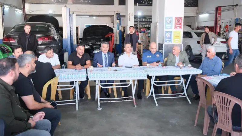 Yozgat Valisi Özkan Sanayi Esnafıyla Buluştu