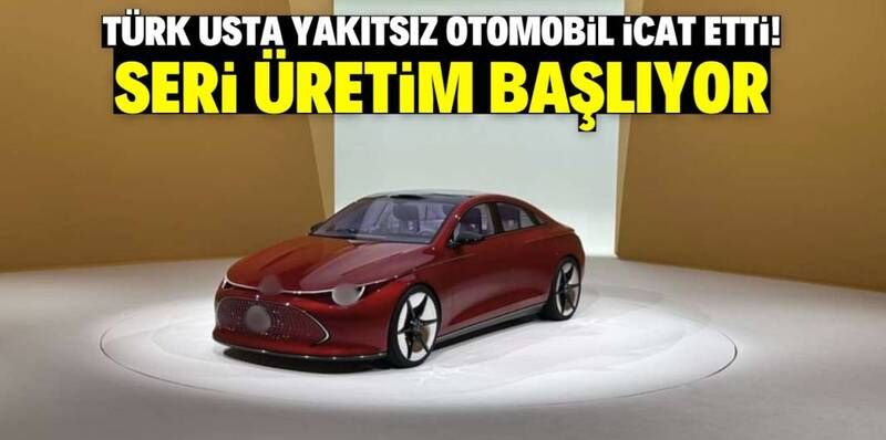 Türk Usta Yakıtsız Otomobil üretti!